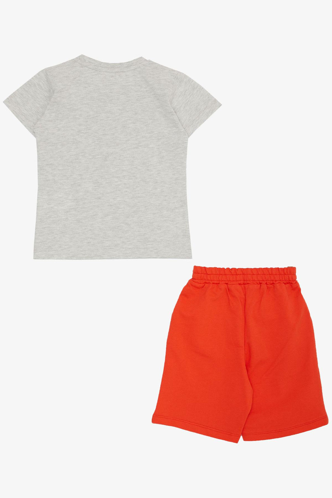 BRE Breeze Baby Boy Shorts Set Strong Friends Themed 9 Months-3 Years, Light Grey Melange - Kardítsa