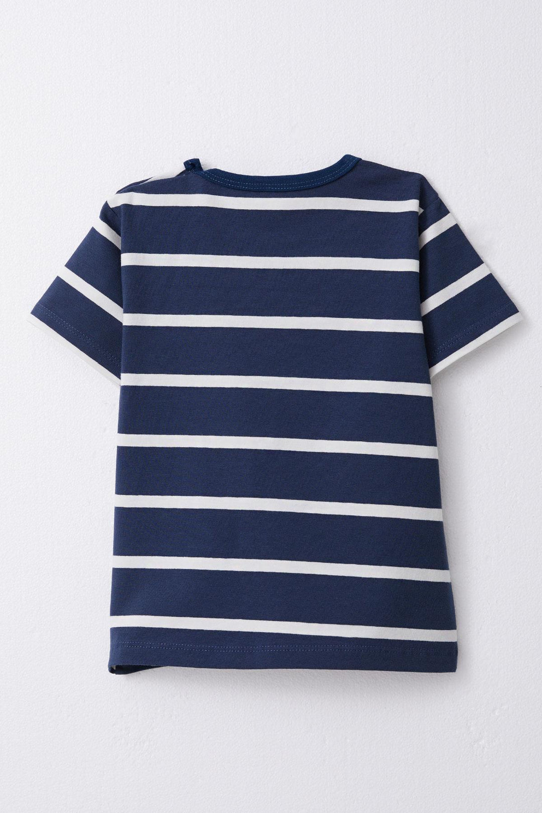 BRE Breeze Boys' T-shirt Striped 1-4 Years, Navy Blue - Le Cannet