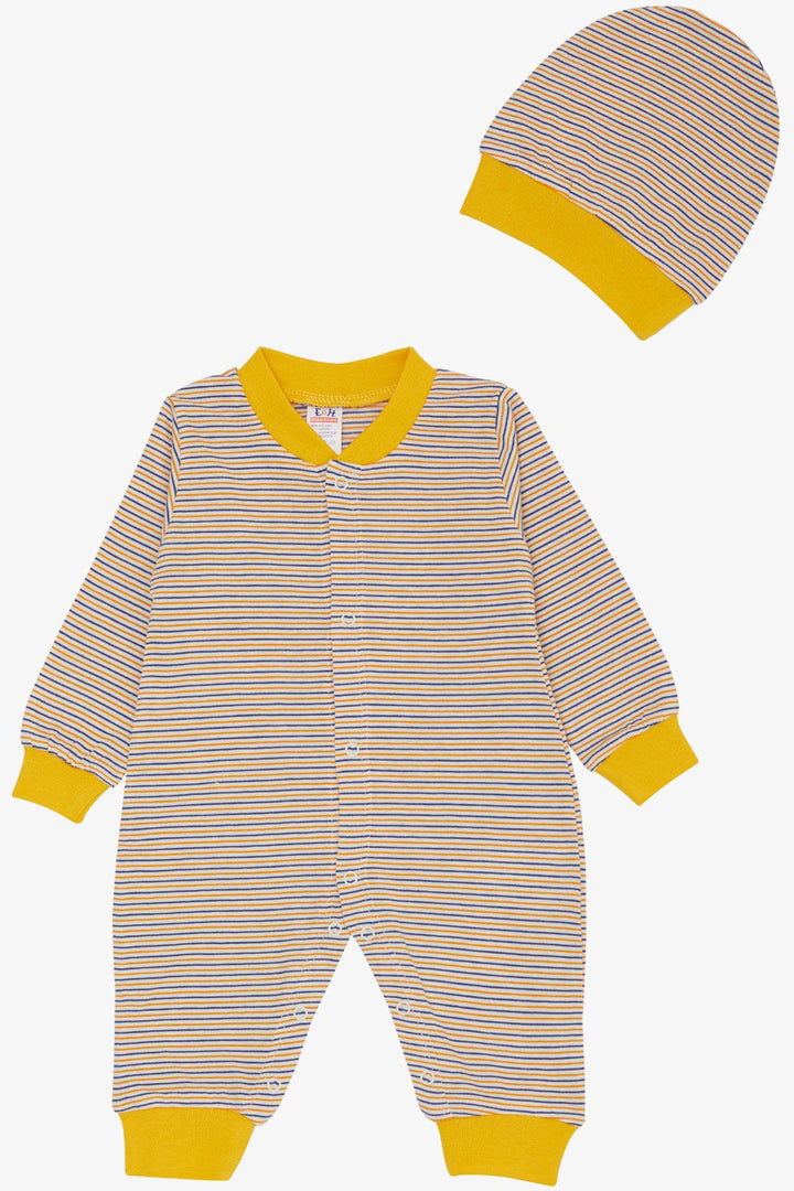 BRE Breeze Baby Boy Romper Striped 0-6 Months, Mixed Color - Bridgeport