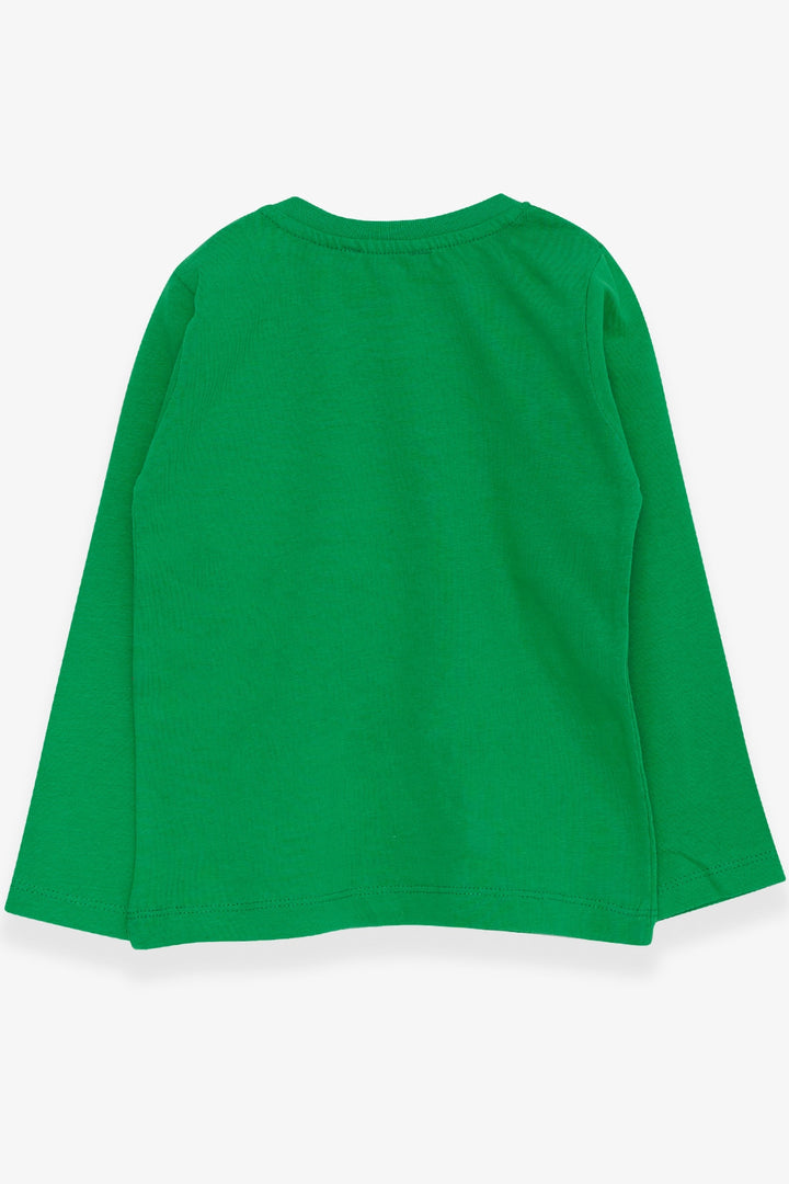 BRE Breeze Baby Boy Long Sleeve T-Shirt with Pocket 9 Months-3 Years, Green - New Brunswick