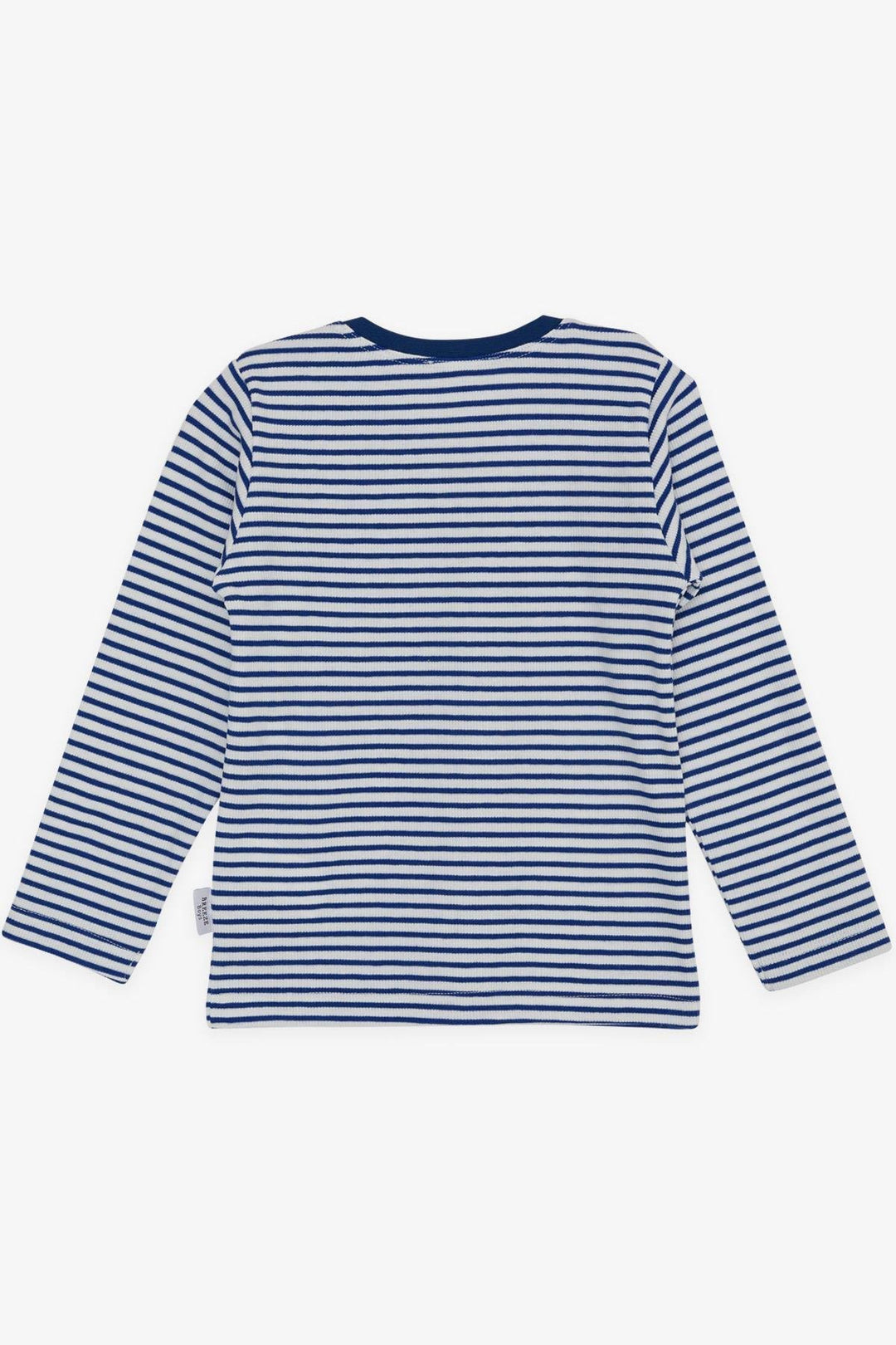 BRE Breeze Girls & Boys Baby Boy Long Sleeve T-Shirt Striped 9 Months-3 Years, Dark Blue - Kamianske