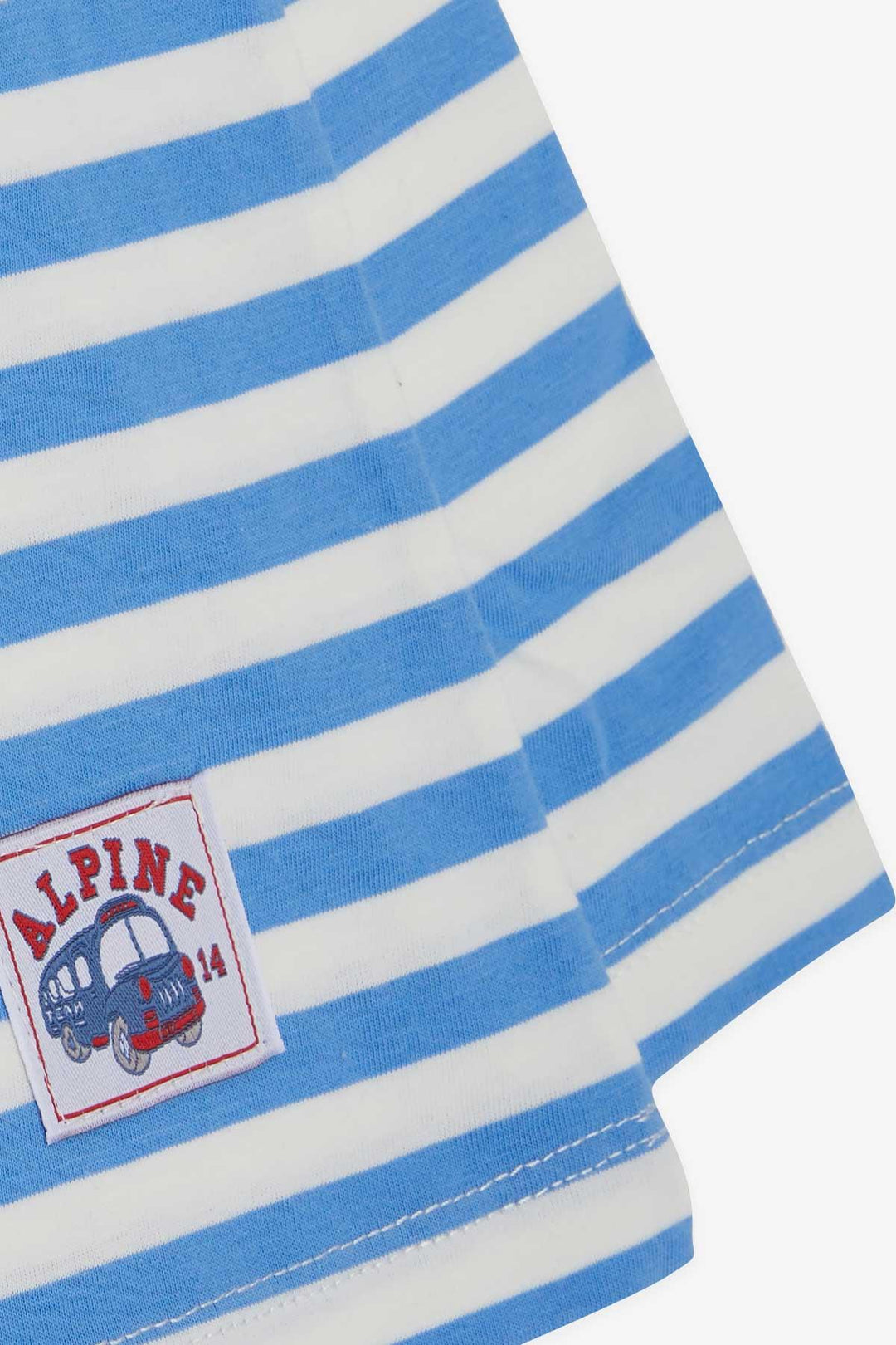 BRE Breeze Baby Boy Long Sleeve Striped T-Shirt 9 Months-3 Years, Light Blue - Valdosta