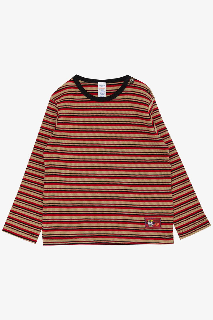 BRE Breeze Baby Boy Long Sleeve T-Shirt Striped 9 Months-3 Years, Mixed Color - Varese