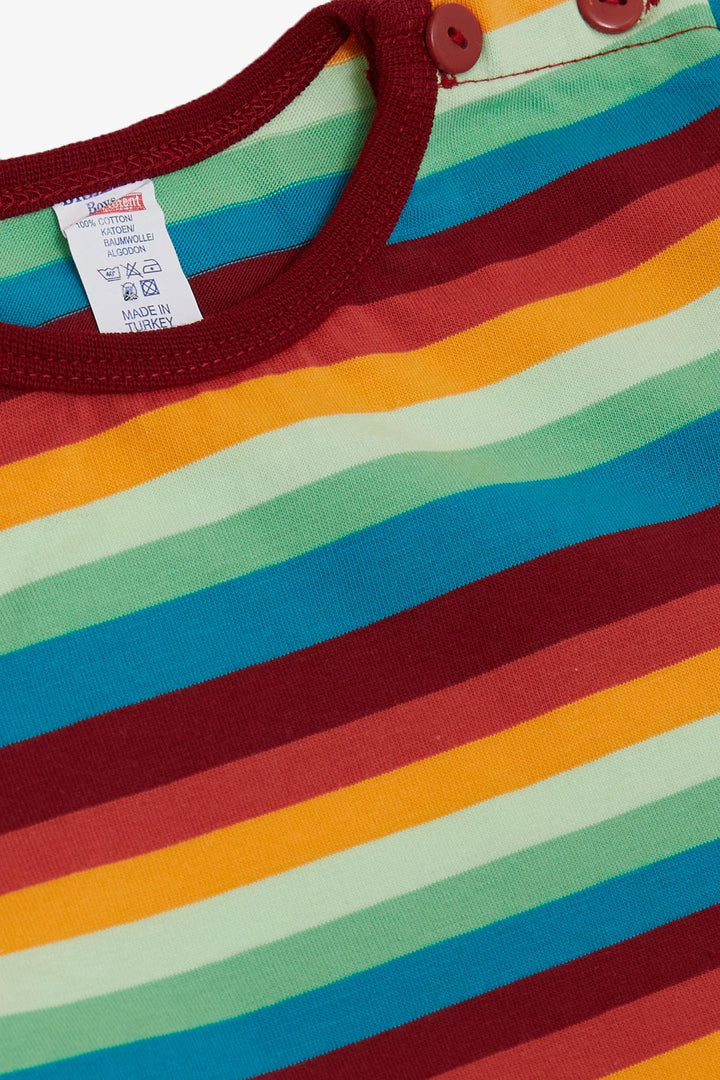 BRE Breeze Baby Boy Long Sleeve T-Shirt Striped Multicolored 9 Months-3 Years, Mixed Color - Daugavpils