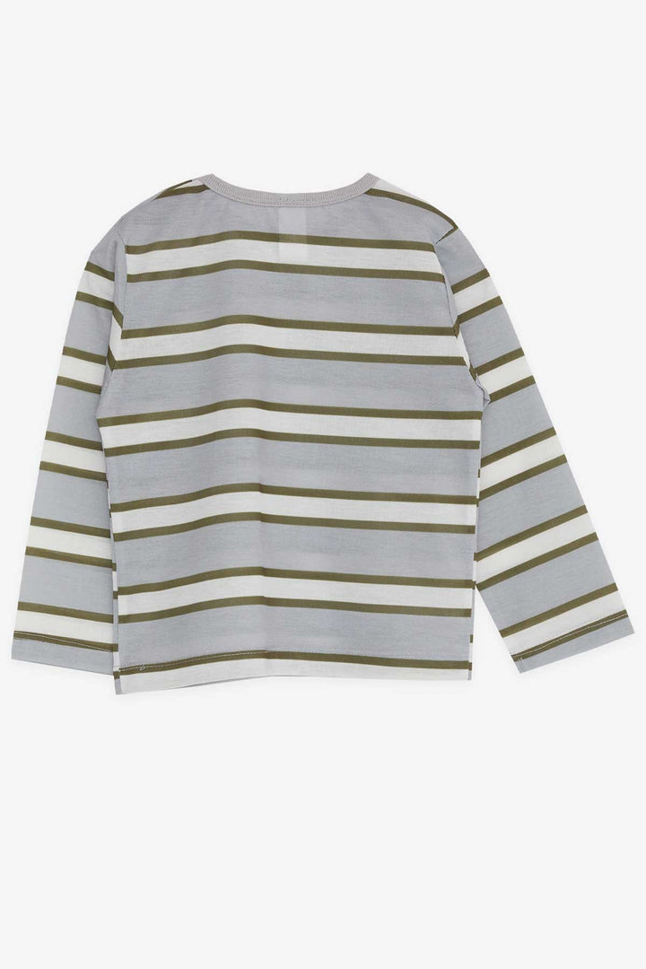 BRE Breeze Baby Boy Long Sleeve T-Shirt Striped 9 Months-3 Years, Mixed Color - Hamm