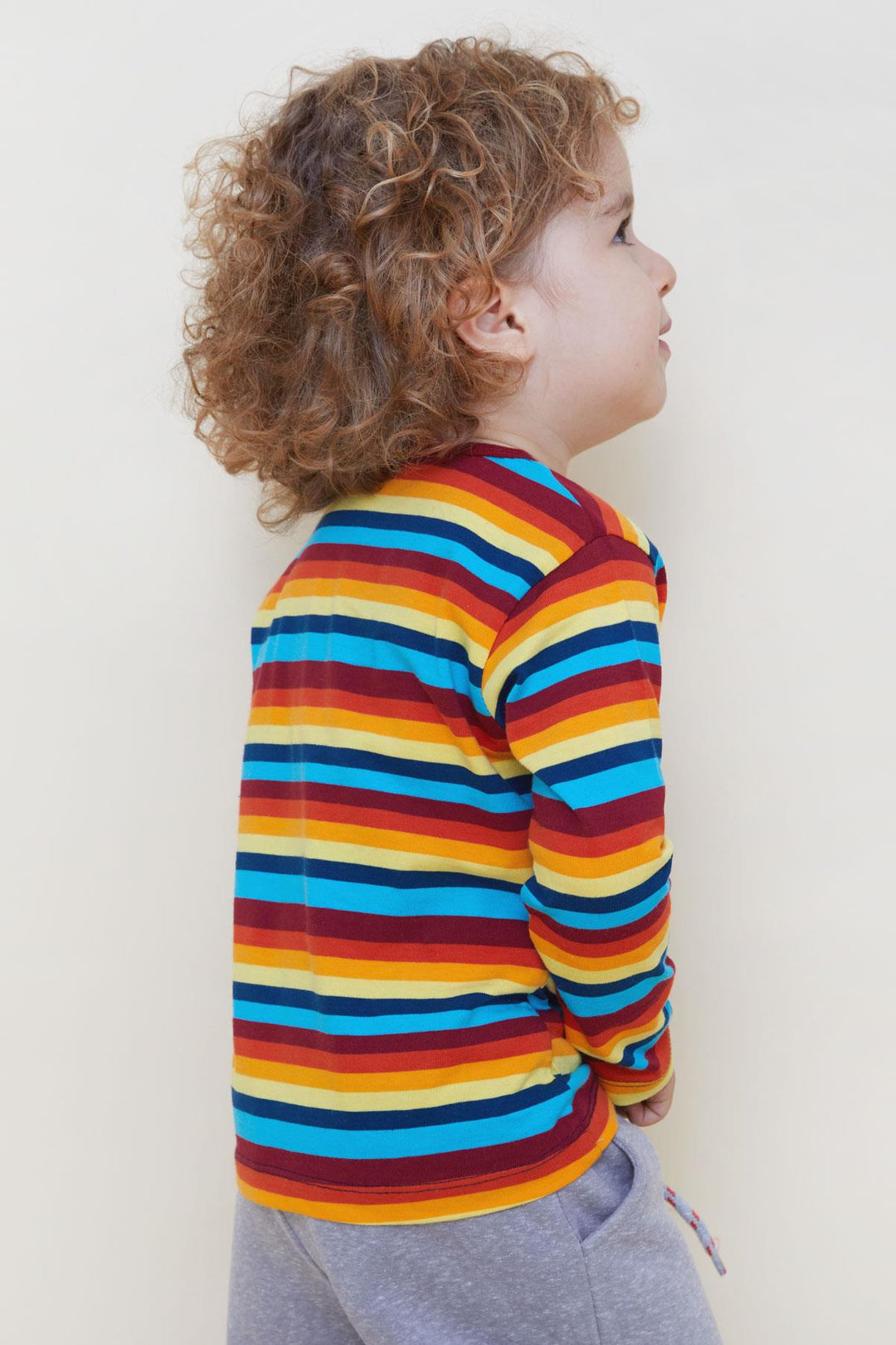 BRE Breeze Baby Boy Long Sleeve T-Shirt Striped Multicolored 9 Months-3 Years, Mixed Color - Wismar