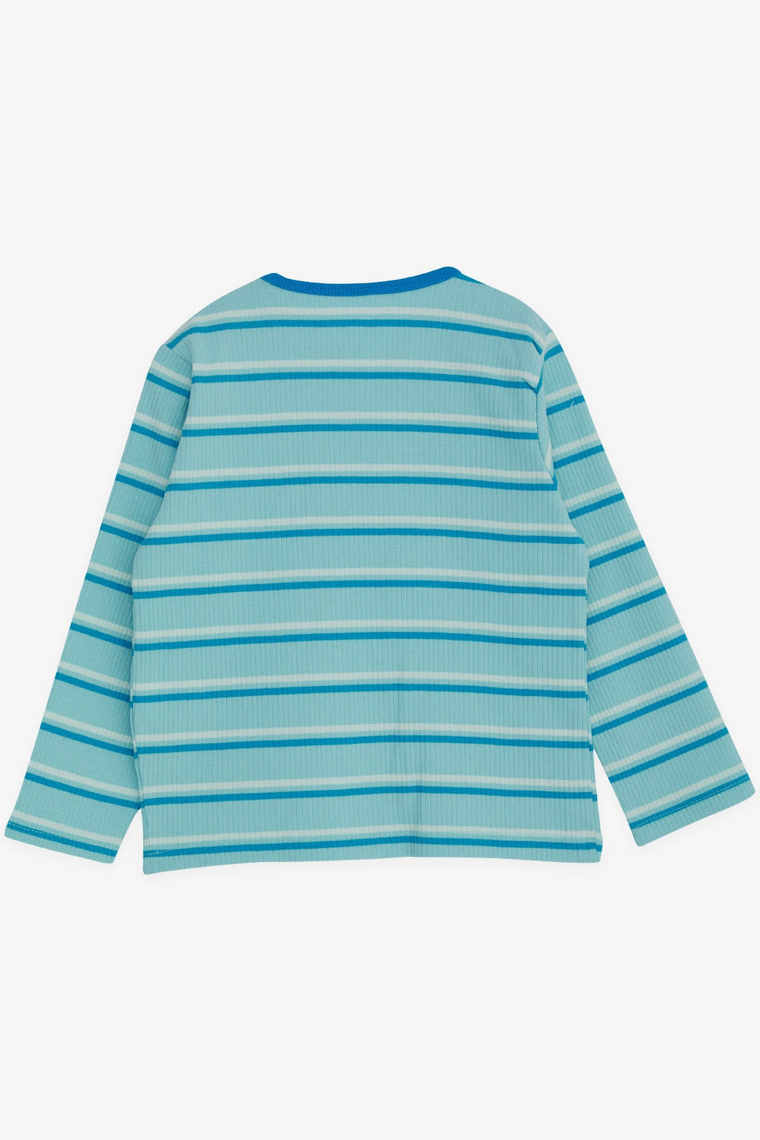 BRE Breeze Baby Boy Long Sleeve T-Shirt with Double Decker Bus Print 9 Months-3 Years, Turquoise - Rouyn-Noranda