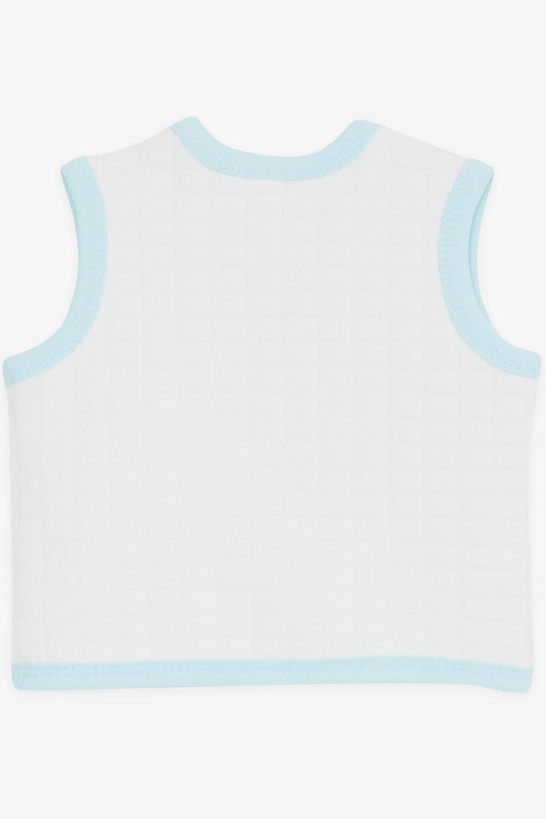 BRE Breeze Baby Boy Vest Buttoned 0-3 Months-9 Months, White - Sarnia