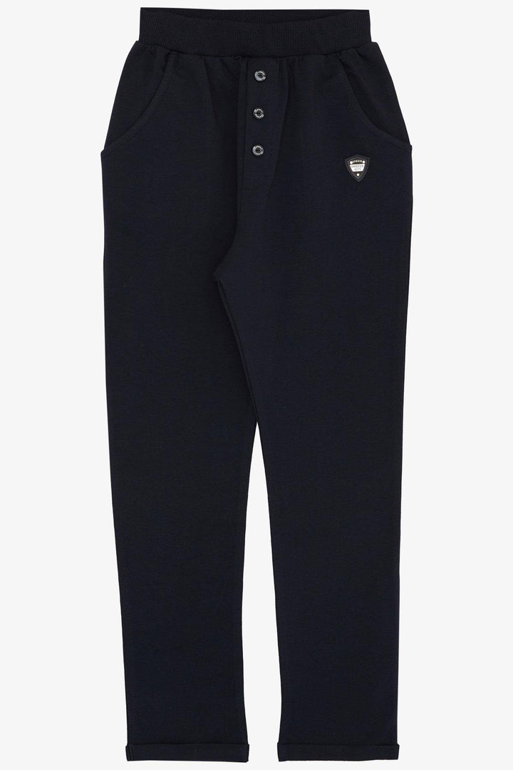 BRE Breeze Boy's Pants with Buttoned Accessory Pocket, Navy, 4-8 Years - Vénissieux