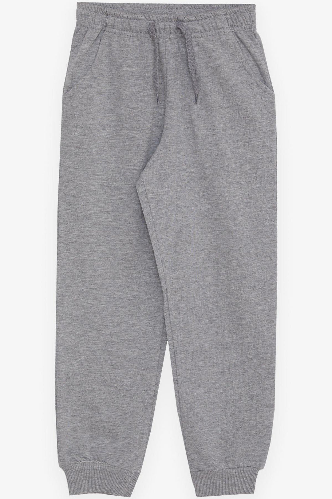 BRE Breeze Boys' Sweatpants 7-9 Years, Light Grey Melange - Montréal