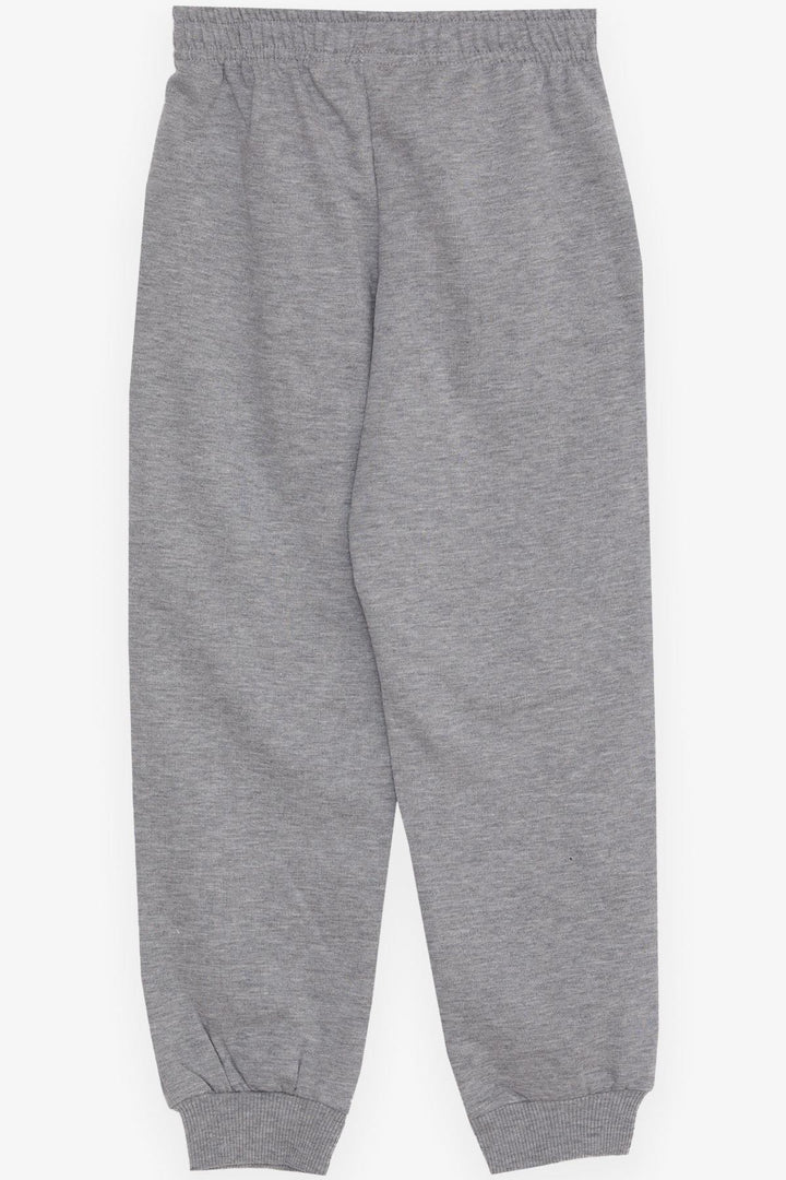 BRE Breeze Boys' Sweatpants 7-9 Years, Light Grey Melange - Montréal