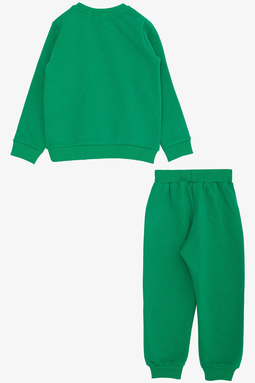 BRE Breeze Boys' Tracksuit Set 3D Printed Lettering 1.5-5 Years, Dark Green - Beckenham