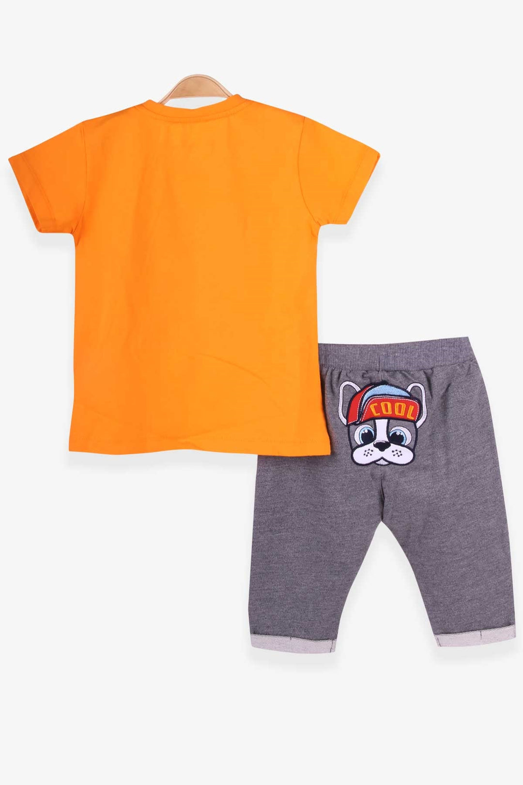 BRE Breeze Boys' Tracksuit with Dog Embroidery, 1-4 Years, Orange - Emden