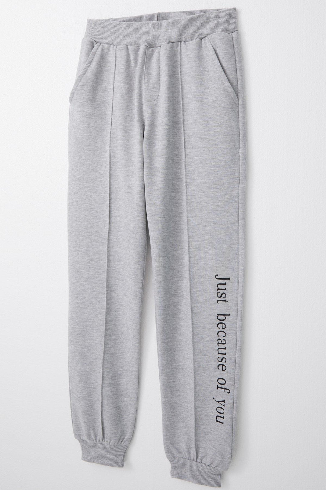 BRE Breeze Boys' Tracksuit with Printed Writing 50 Years, Light Grey Melange - Sciacca