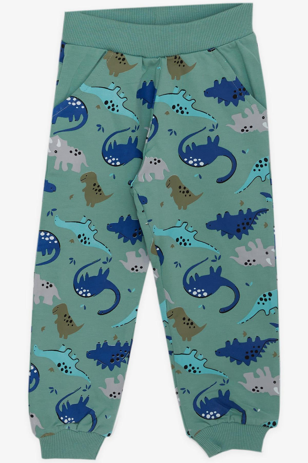 BRE Breeze Girls & Boys Boys' Tracksuit with Dinosaur Pattern, 1-4 Years, Mint Green - Fairfield