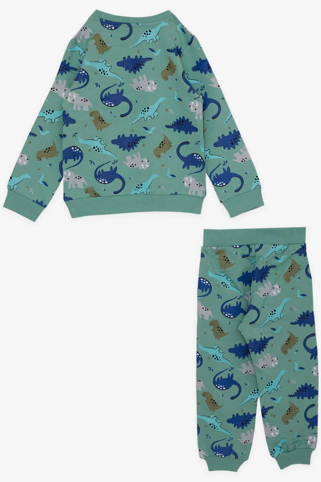 BRE Breeze Girls & Boys Boys' Tracksuit with Dinosaur Pattern, 1-4 Years, Mint Green - Fairfield