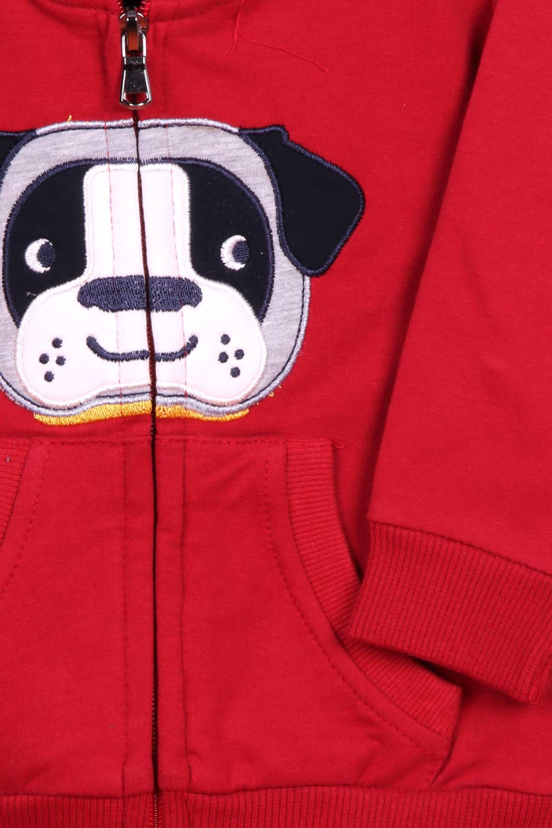 BRE Breeze Boys' Tracksuit with Dog Embroidery 1-4 Years, Burgundy - Hallandale Beach