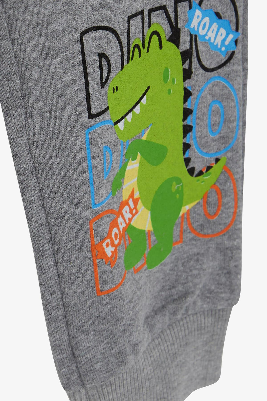 BRE Breeze Boys' Tracksuit Colorful Slogan Printed 1-4 Years, Gray - Busto Arsizio