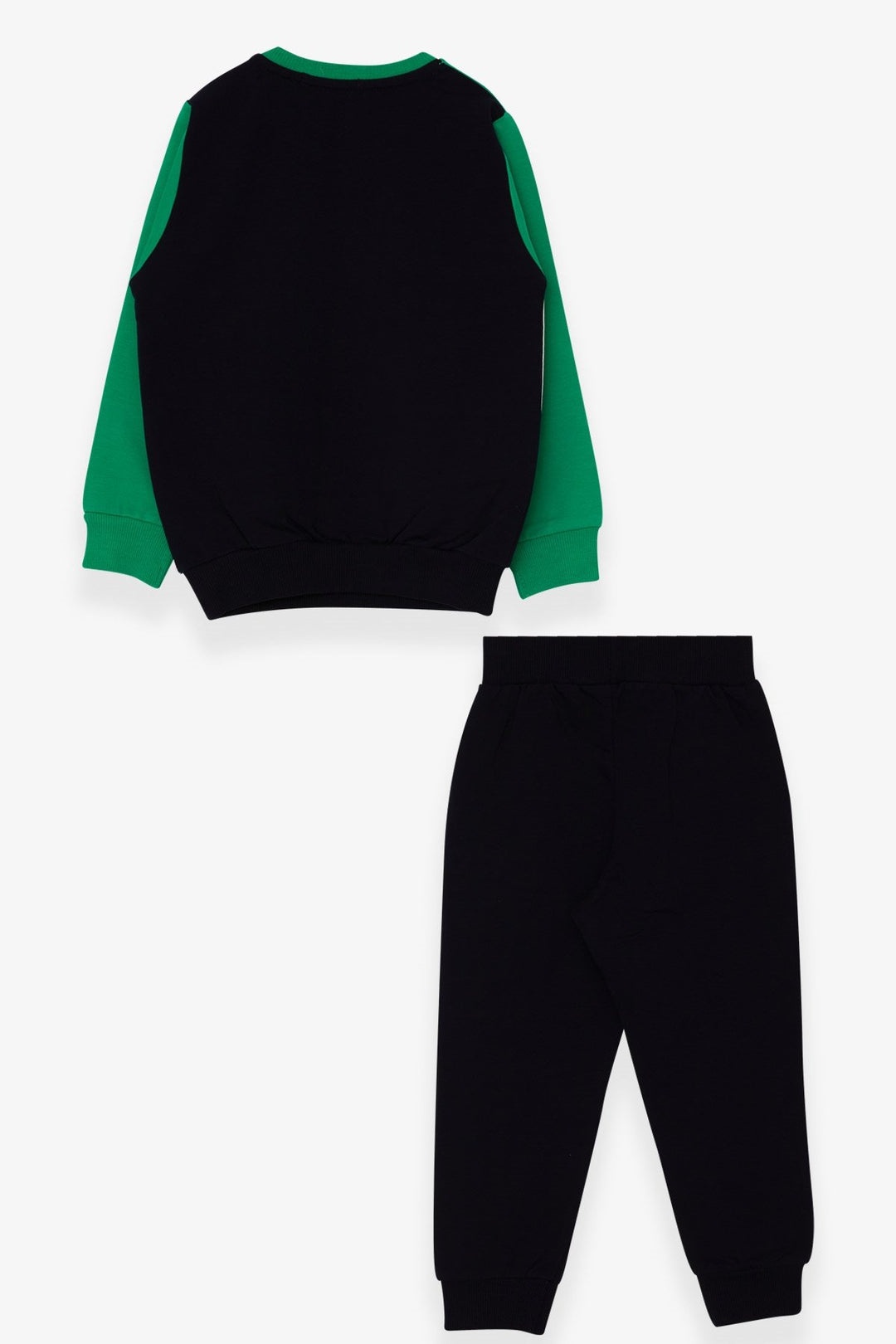 BRE Breeze Boys' Tracksuit with Printed Writing 1.5-5 Years, Green - Palaió Fáliro