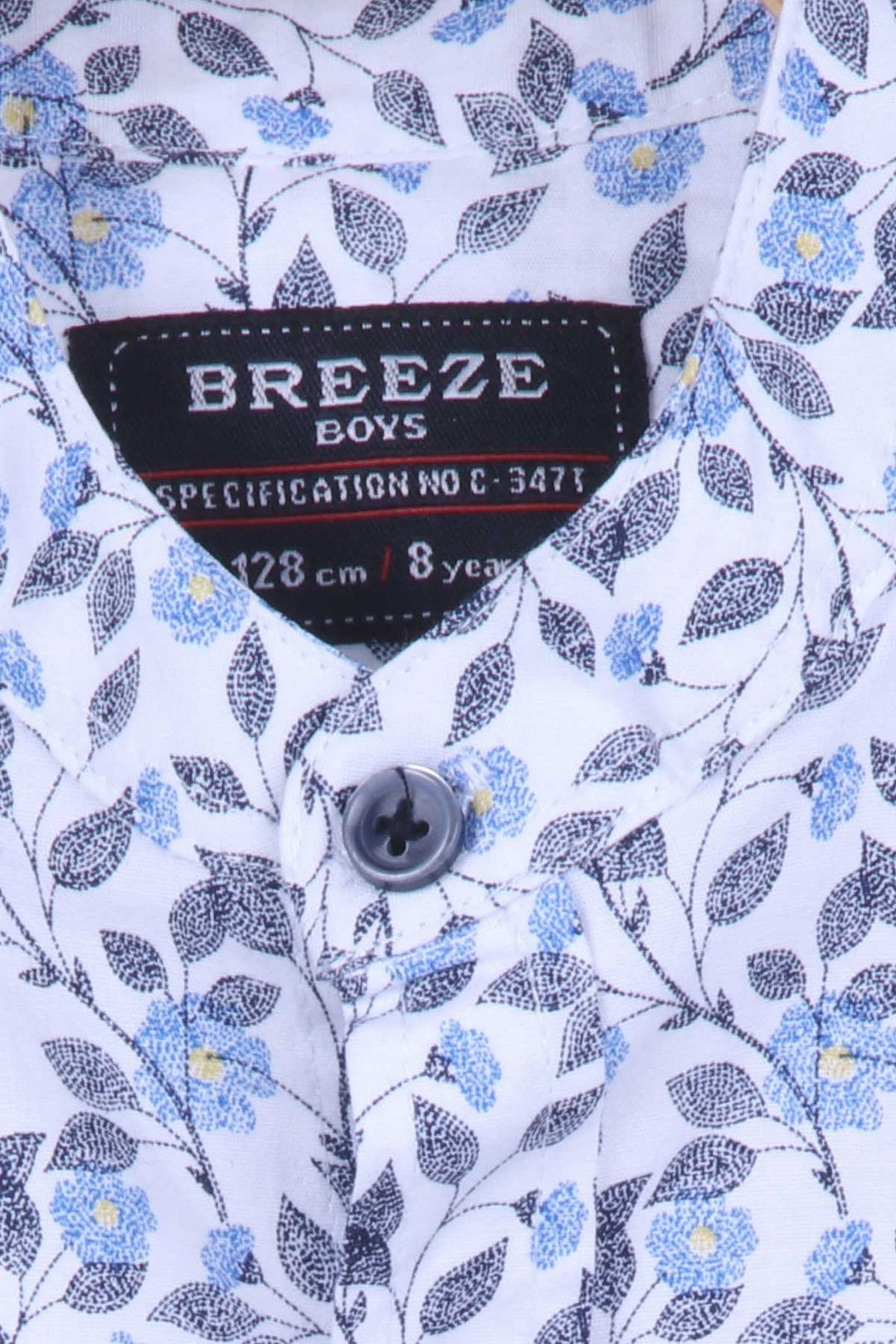 قميص ولادي من BRE Breeze بنقشة الزهور، 84 سنة، أبيض - Wauwatosa