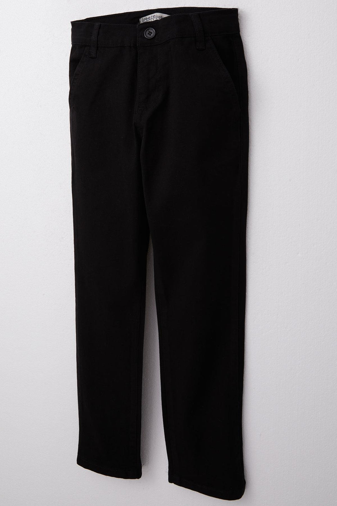 BRE Breeze Boys' Gabardine Basic Pants 84 Years, Black - Rancho Cordova