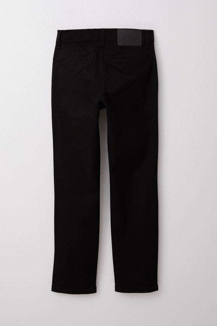 BRE Breeze Boys' Gabardine Basic Pants 84 Years, Black - Rancho Cordova