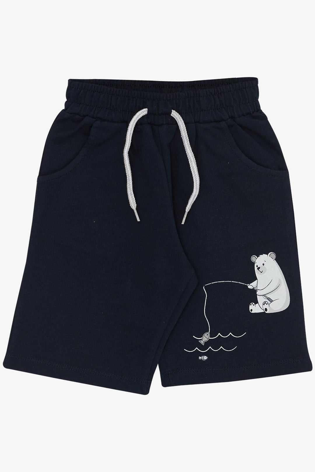 BRE Breeze Boys' Shorts Set Fisherman Cute Panda 1.5-5 Years, Beige - Roosendaal