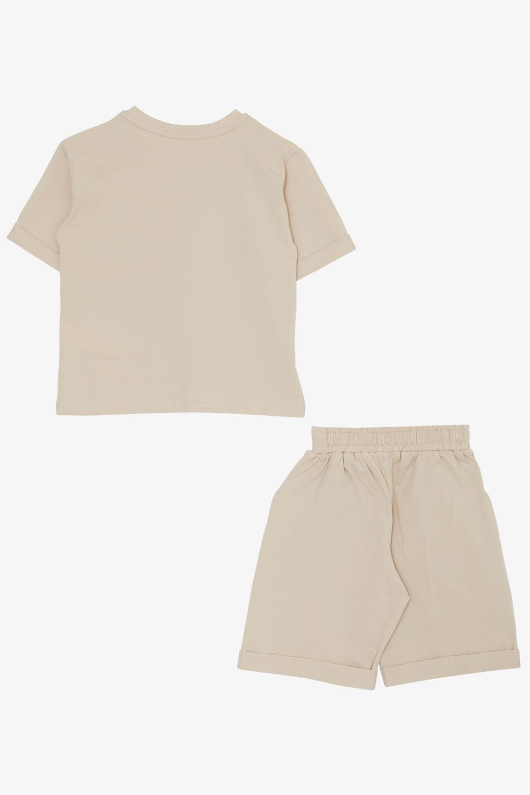 BRE Breeze Boys' Shorts Set with Pockets 3-7 Years, Beige - Streamwood