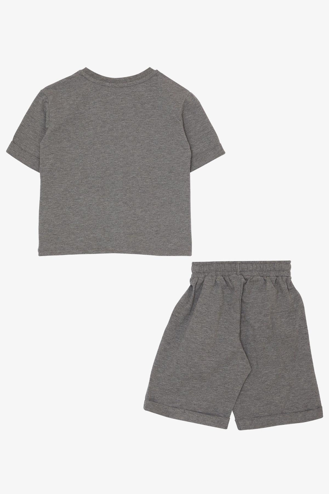 BRE Breeze Boys' Shorts Set with Pockets 3-7 Years, Dark Grey Melange - Bellevue