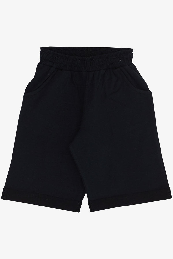 BRE Breeze Boys' Shorts Set with Pockets 3-7 Years, Navy Blue - Gent