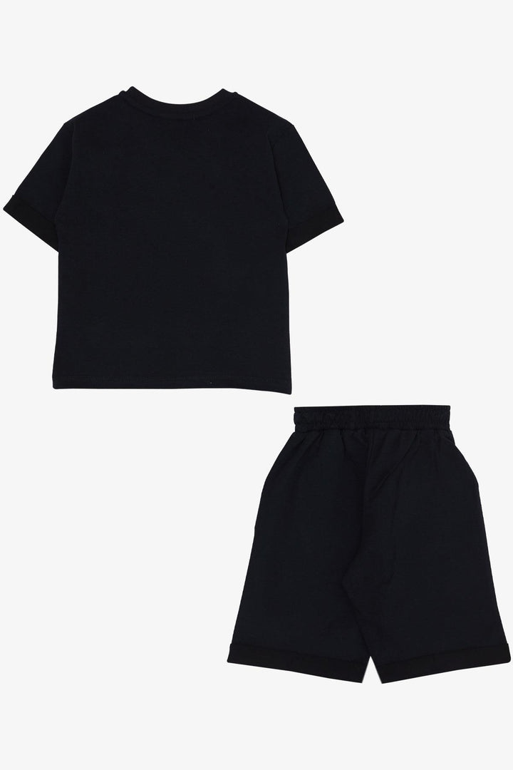 BRE Breeze Boys' Shorts Set with Pockets 3-7 Years, Navy Blue - Gent