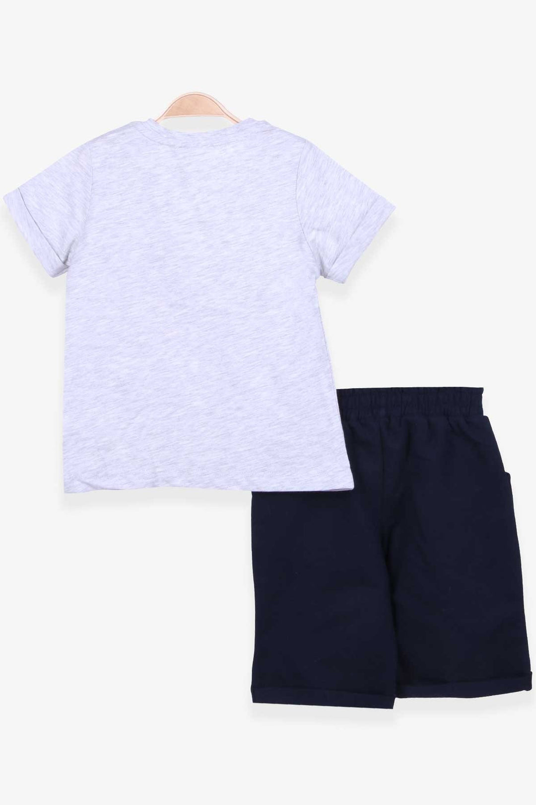 BRE Breeze Boys' Shorts Set with Pockets 2-6 Years, Light Grey Melange - Viernheim