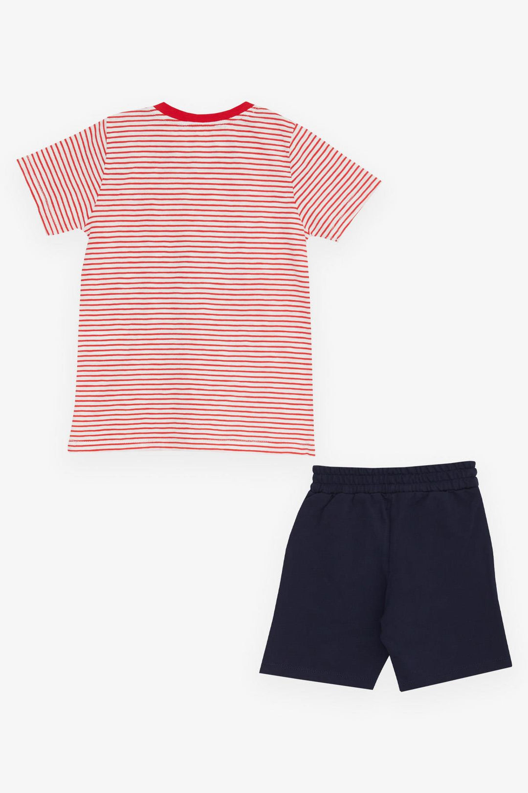 BRE Breeze Girls & Boys Boys' Shorts Set Striped Cool Animal Printed 1.5-5 Years, Red - South Jordan