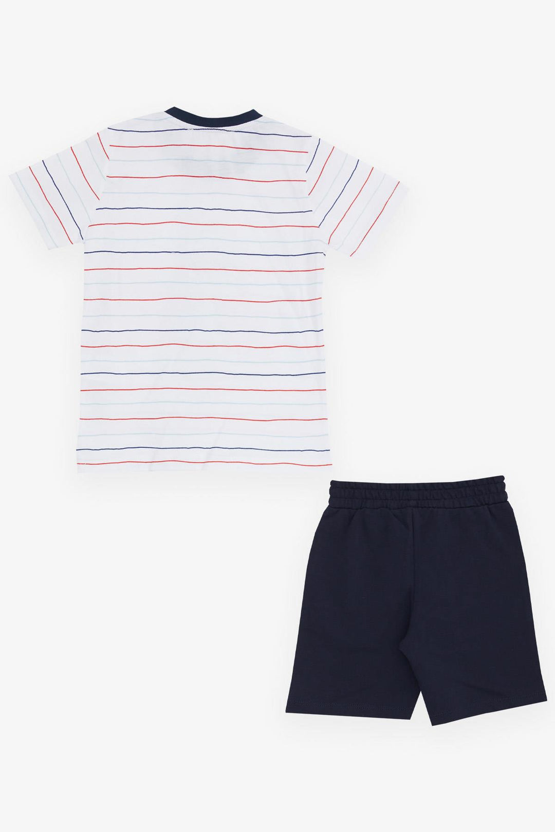 BRE Breeze Girls & Boys Boys' Shorts Set Striped Cool Animal Printed 1.5-5 Years, White - Nieuwegein