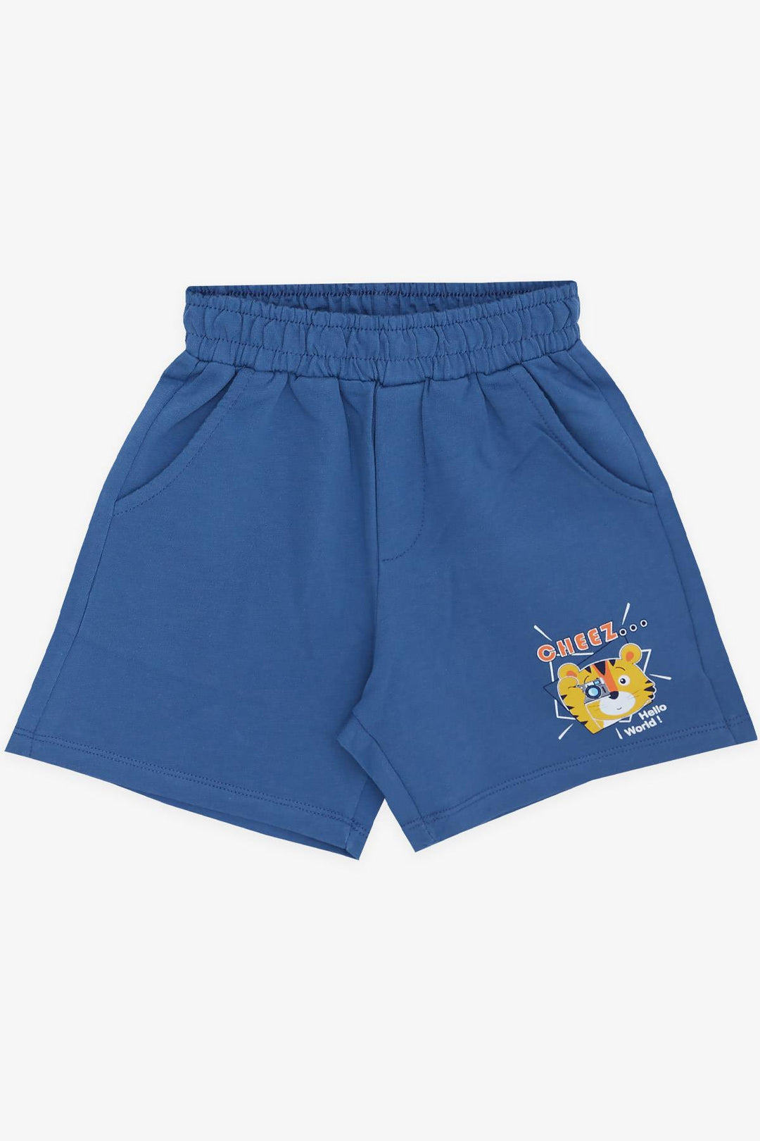 BRE Breeze Girls & Boys Boys' Shorts Set Photographer Lion Printed 1-4 Years, Light Blue - Iaşi