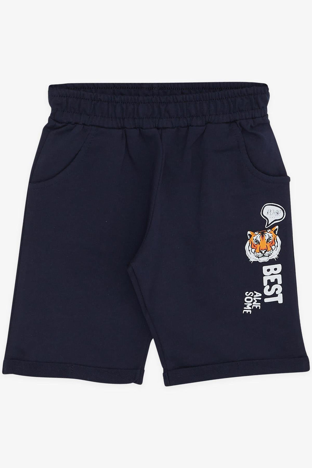 BRE Breeze Girls & Boys Boys' Shorts Set Tiger Printed 1-4 Years, Mint Green - Bridgeport