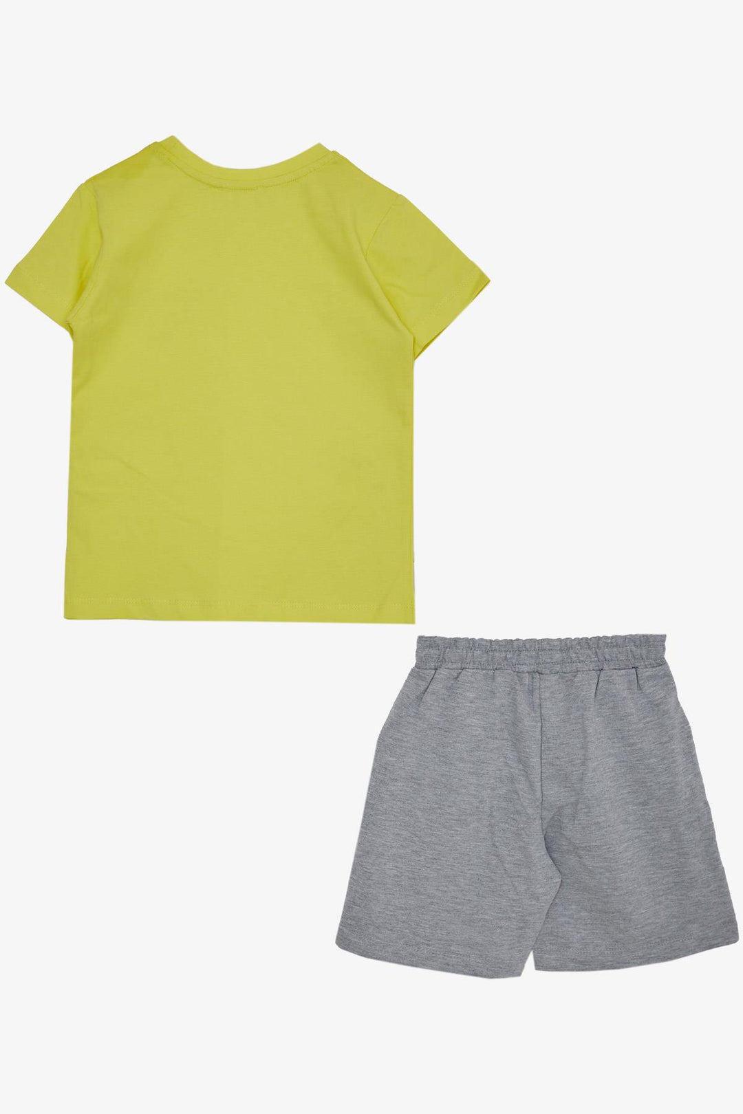 BRE Breeze Girls & Boys Boys' Shorts Set Skateboarder Bear Printed 2-6 Years, Yellow - Saint-Denis