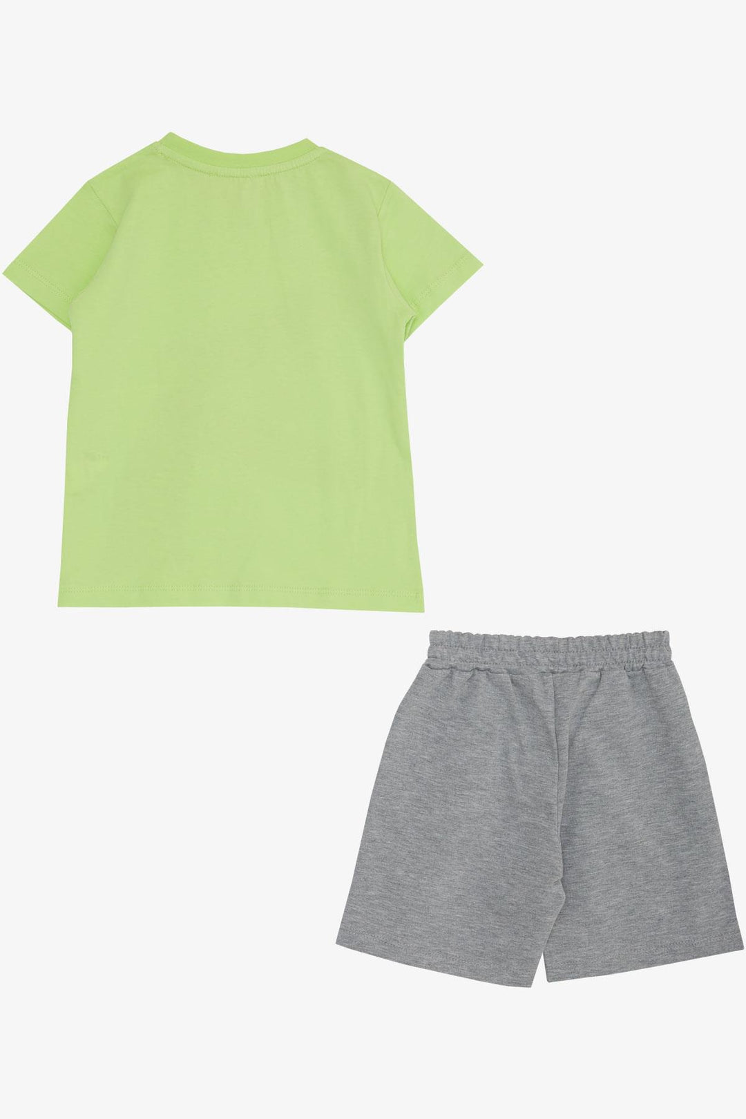 BRE Breeze Boys' Shorts Set Skateboarding Mouse & Cute Crocodile Printed 2-6 Years, Pistachio Green - Pinotepa