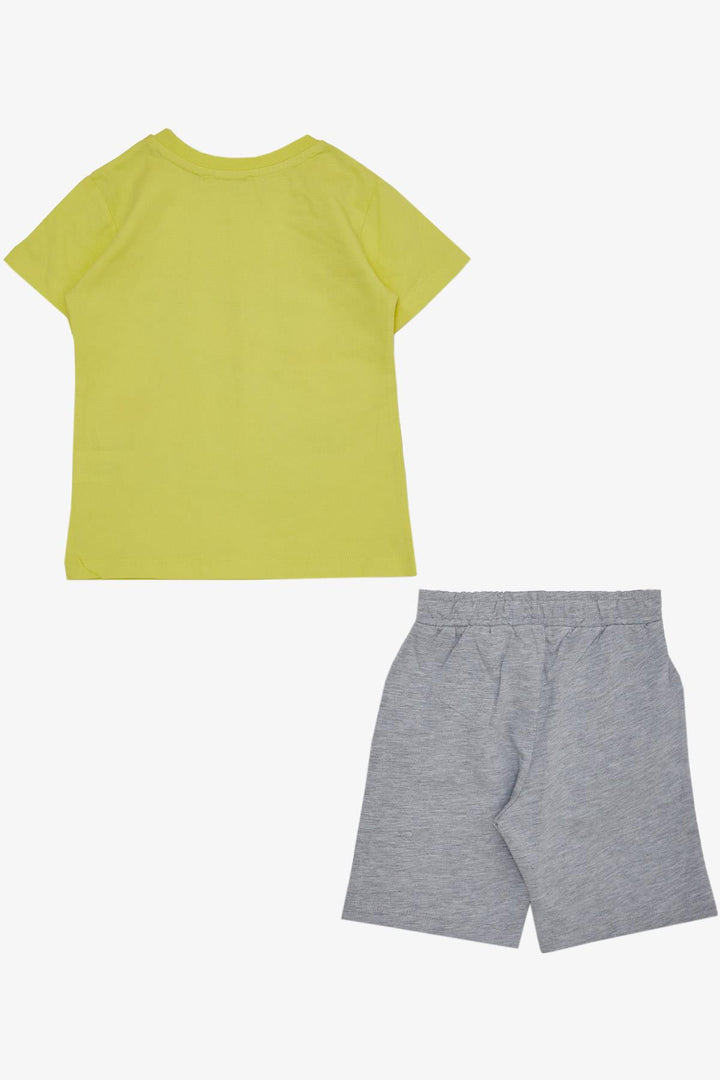 BRE Breeze Girls & Boys Boys' Shorts Set Game Themed 3-8 Years, Yellow - Düsseldorf