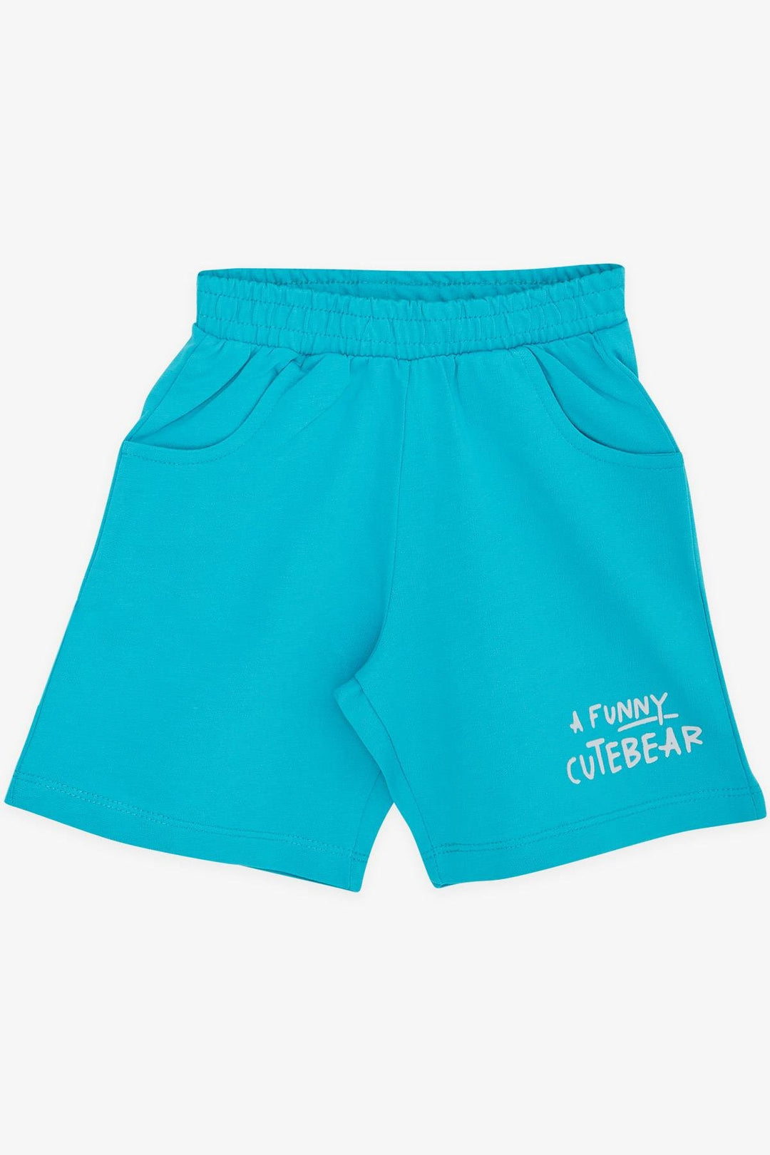 BRE Breeze Girls & Boys Boys' Shorts Set Cute Bear Printed 1.5-5 Years, Light Grey Melange - Calgary