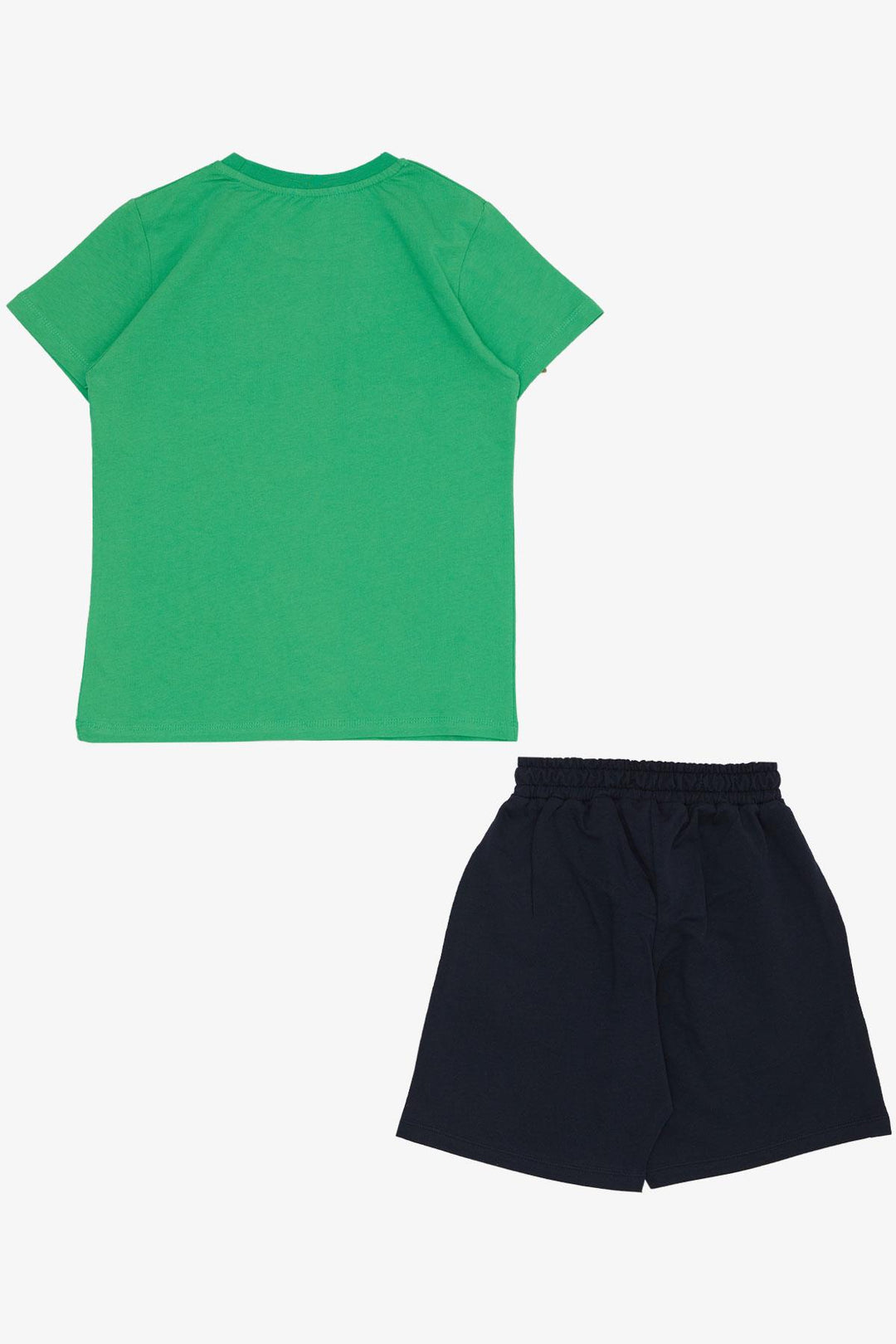 BRE Breeze Boys' Shorts Set with Printed Writing Pockets 84 Years, Green - Pleasanton