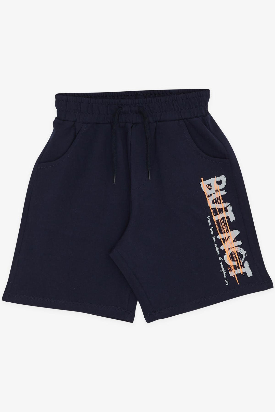 BRE Breeze Girls & Boys Boys' Shorts Set Printed with Summer 84 Years, Gray - Pistoia