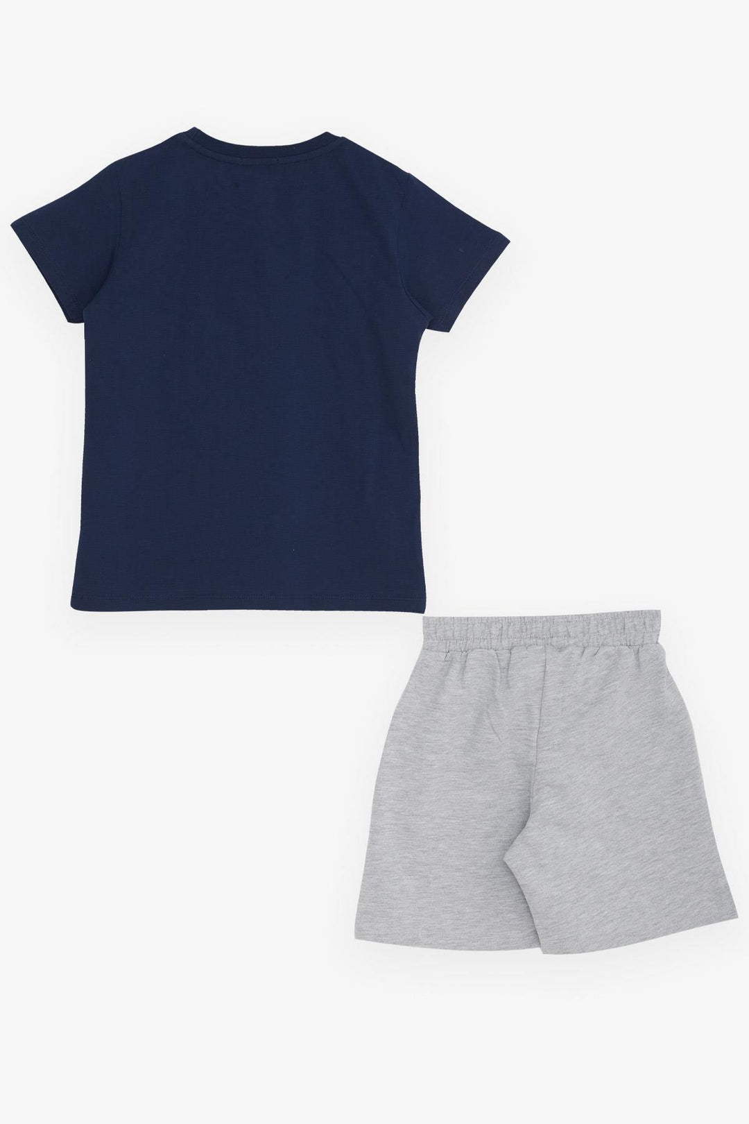 BRE Breeze Girls & Boys Boys' Shorts Set Printed with Summer Pocketed Drawstring Accessorized 84 Years, Navy Blue - Offenburg