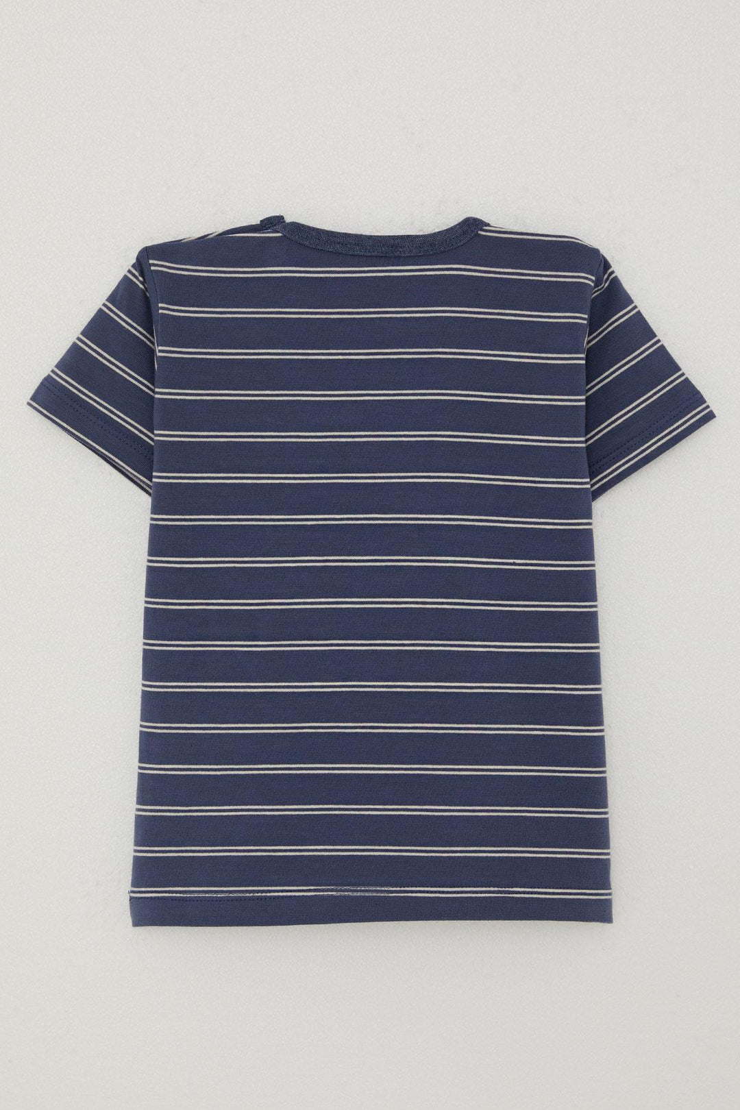 BRE Breeze Boys' T-shirt Striped 1-4 Years, Dark Blue - Dunkerque