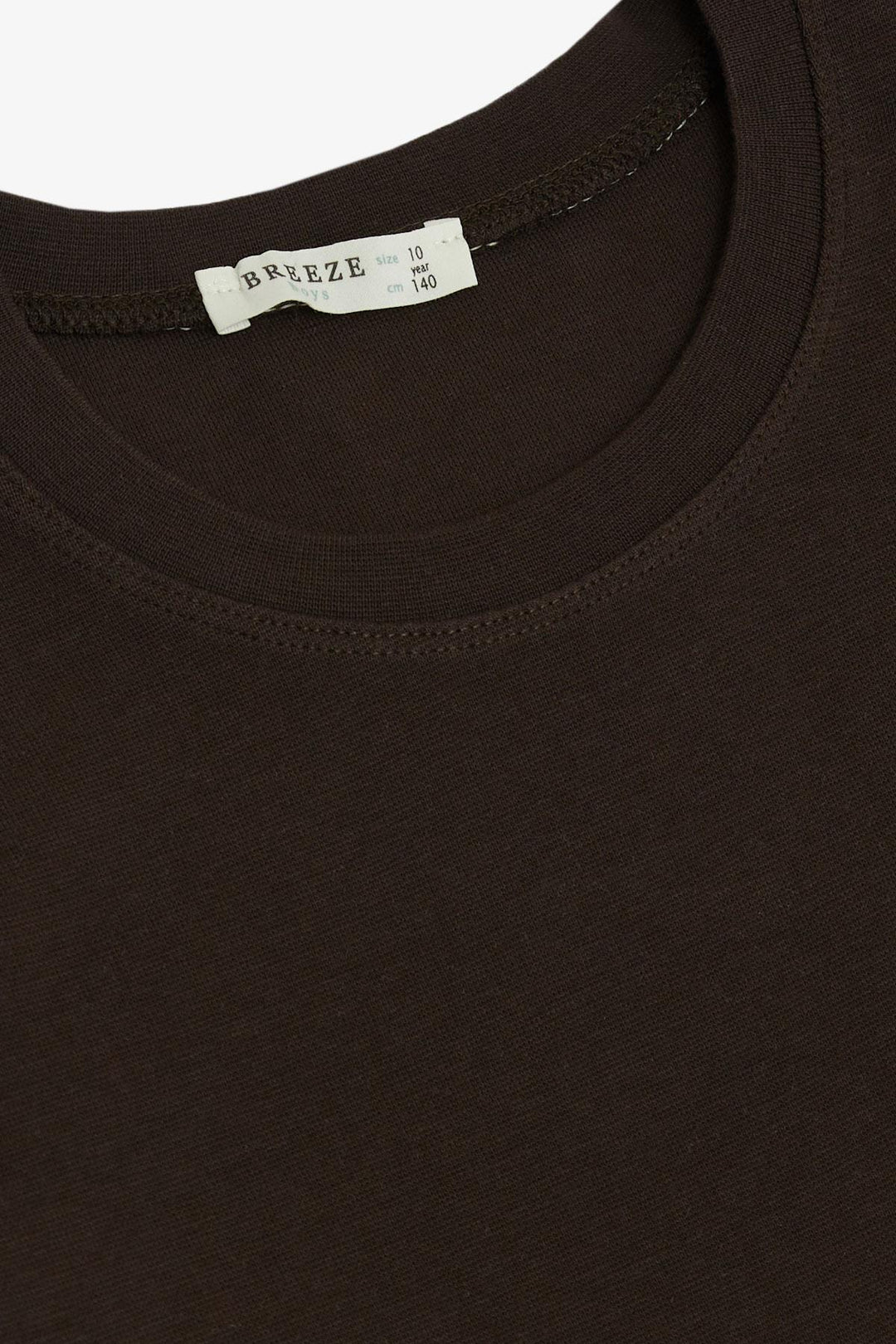 BRE Breeze Boys' Long Sleeve T-Shirt Basic 94 Years, Bitter Coffee - Vallejo