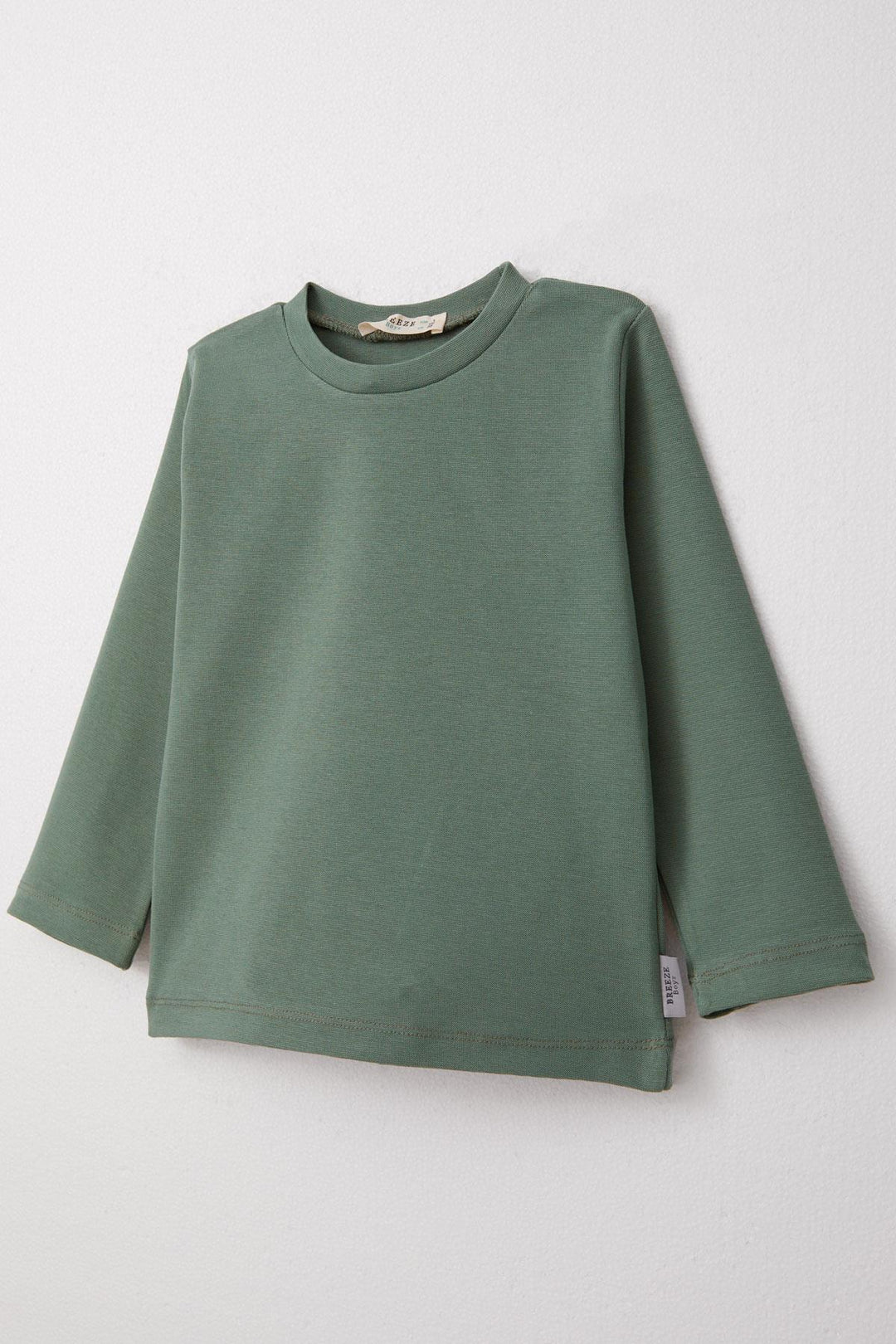 Bre Breeze Boys 'Длинное рукавовое футболку Basic 1-4 года, Mint Green-Azusa