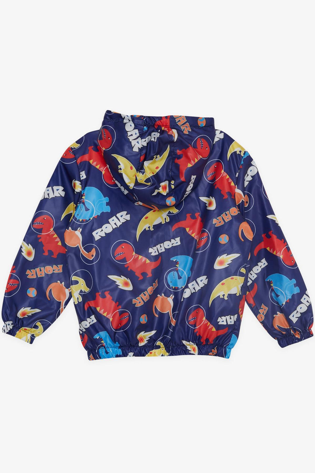 BRE Breeze Girls & Boys Boys Raincoat Roaring Dinosaurs Patterned 1-5 Years, Navy Blue - Fitchburg