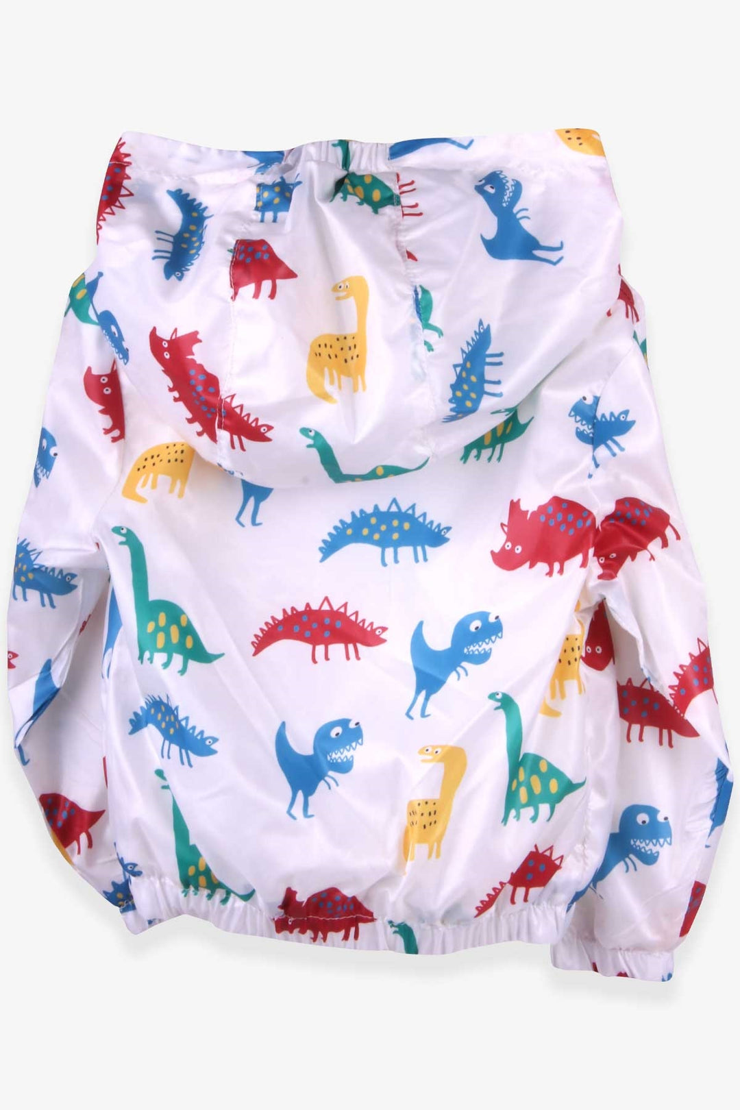 BRE Breeze Boys' Raincoat Colorful Dinosaur World 1-6 Years, White - Cwmbran