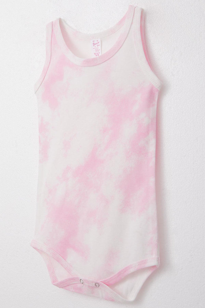 BRE Breeze Girl Baby Tank Top Bodysuit with Tie-Dye Pattern 9 Months-3 Years, Pink - Hellevoetsluis