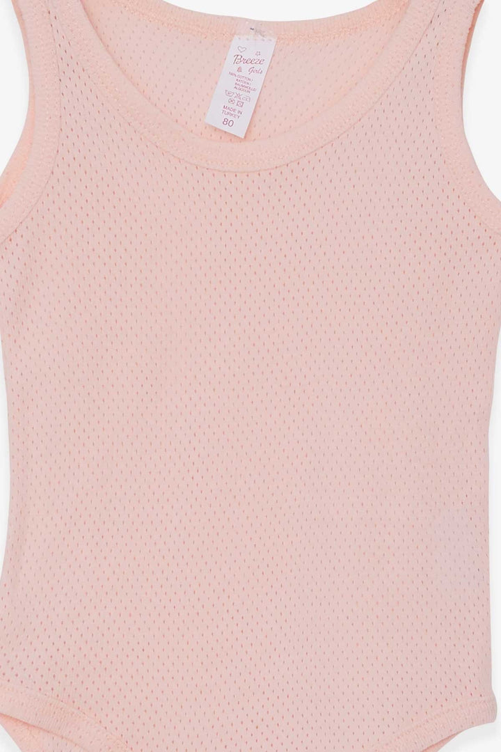 BRE Breeze Baby Girl Snap Bodysuit Jacquard 9 Months-3 Years, Salmon - Beloit